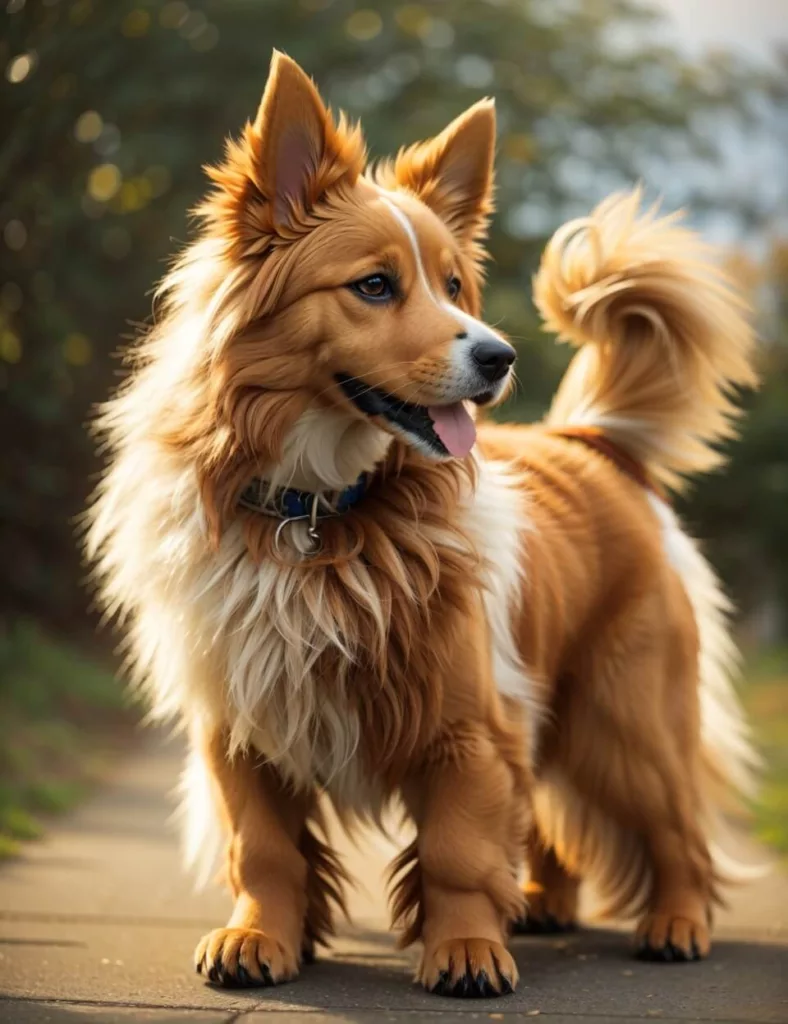 what dog breeds have curly tails