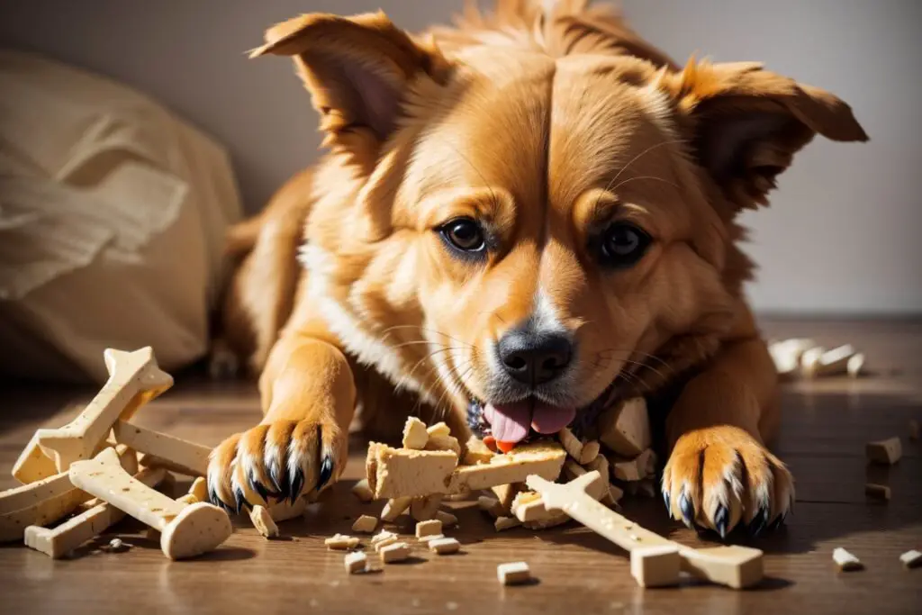 home remedies for dog who ate chicken bones