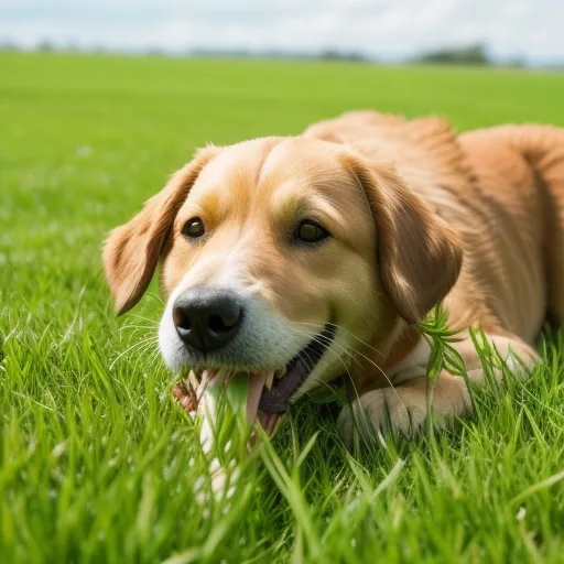 why does my dog eat grass