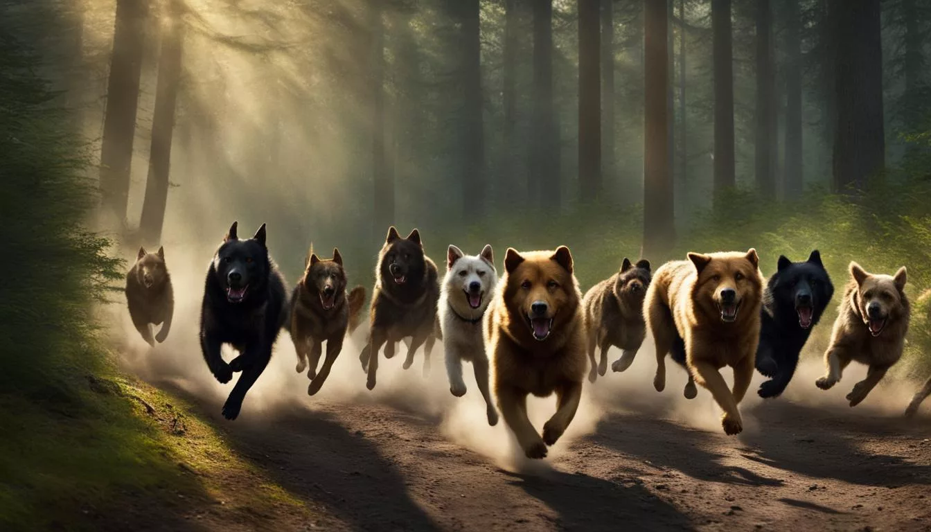 What dog can outrun a bear?