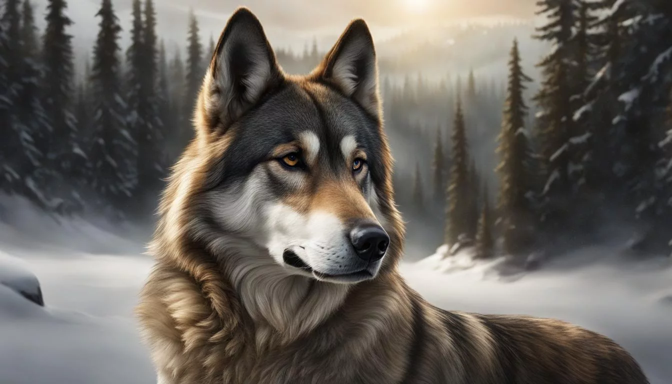 What dog had the most wolf DNA?