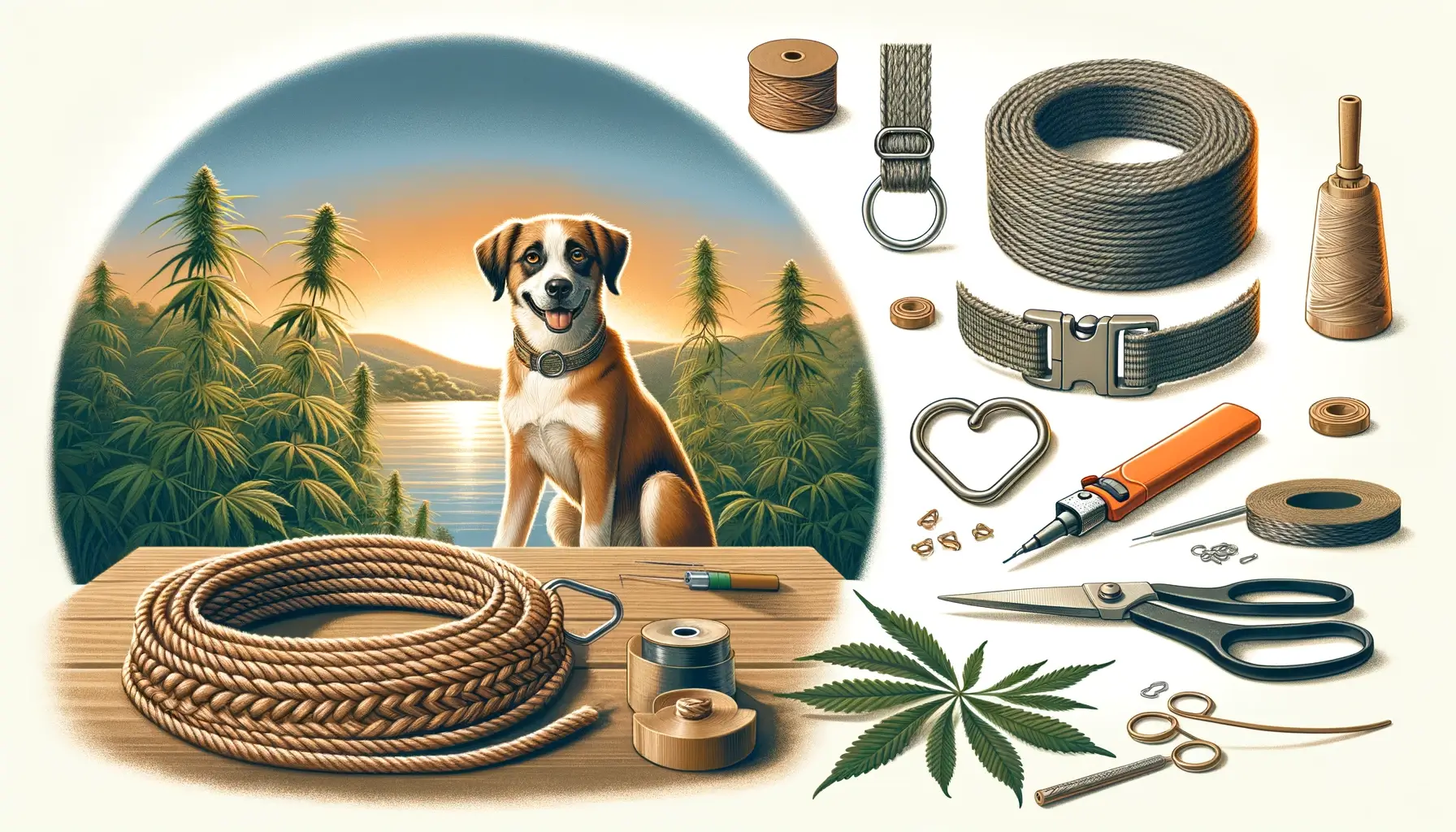 How to Make Hemp Dog Collars